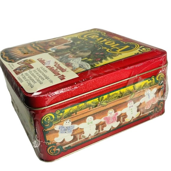 Crayola Collectible Vintage Tin, 64 Crayons  & Exclusive Bear Christmas Ornament - Picture 9 of 11